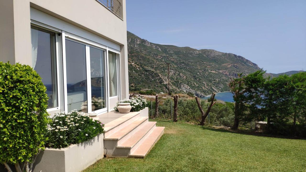 Villa With Aegean Views Akhladherí Eksteriør billede