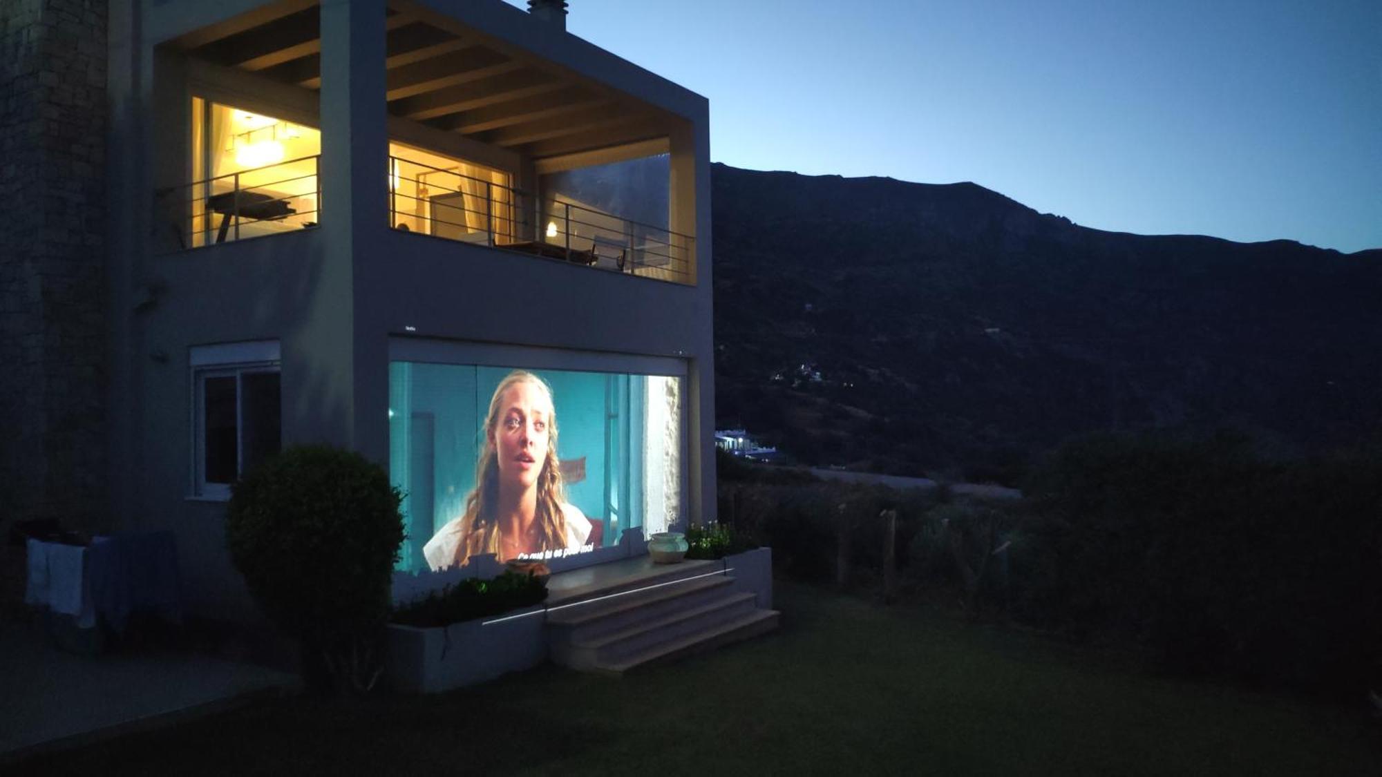 Villa With Aegean Views Akhladherí Eksteriør billede